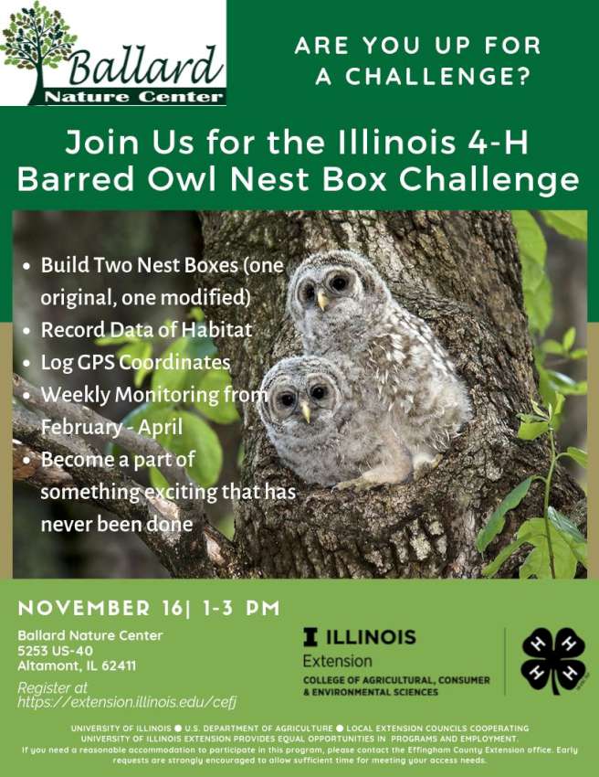 Barred Owl Nest Challenge 850