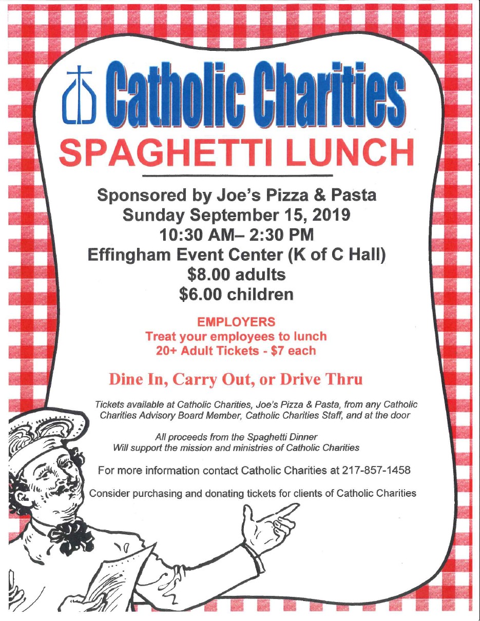 Cath Charities Spaghetti
