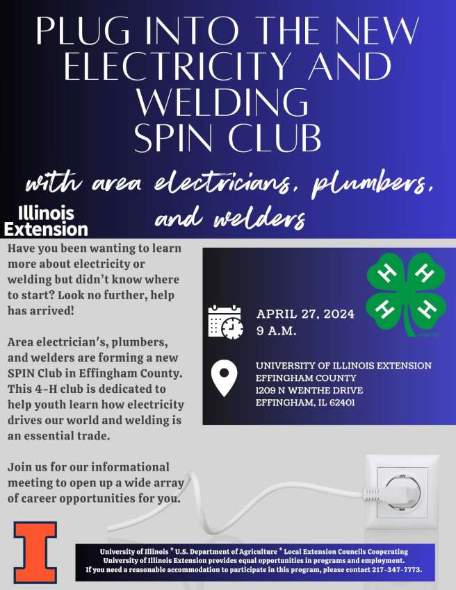 Electricity and Welding SPIN club 850