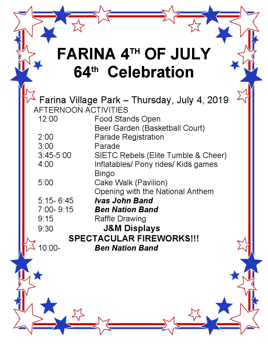 Farina 4th 2019