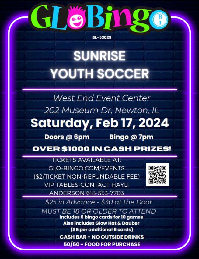 GloBingo for Sunrise Soccer 2024 850