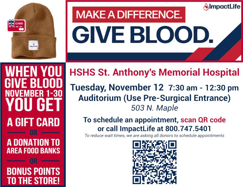 HSHS St. Anthonys Memorial Hospital November24 eposter 850