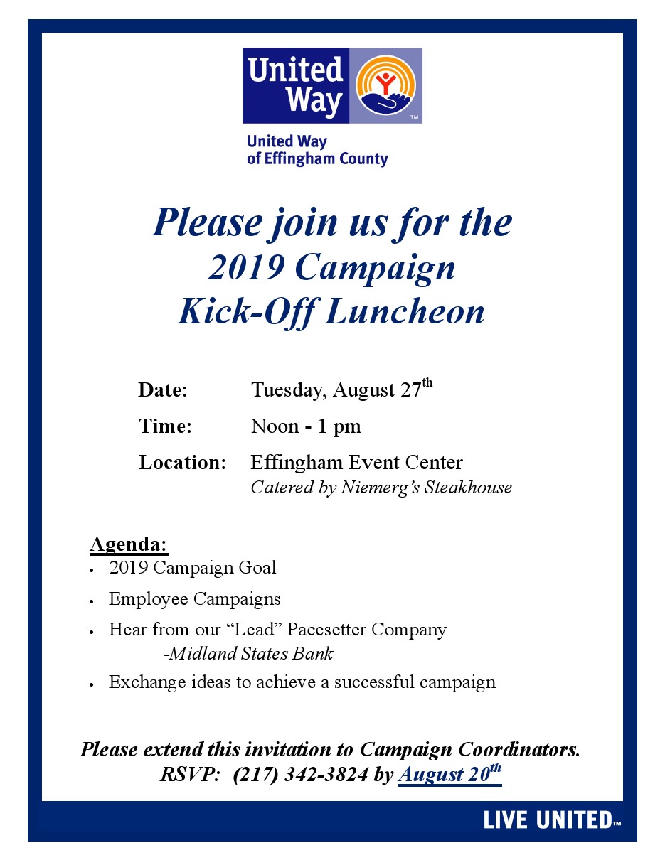 Kick Off Lunch 2019