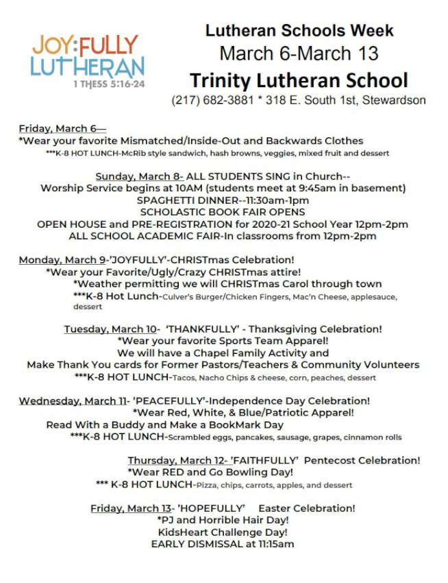 Lutheran Schools Week 2020 850
