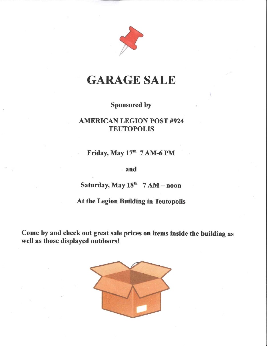 TTOWN American Legion Garage Sale