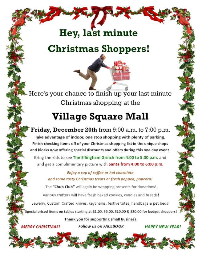 VSM last minute shoppers flyer 850