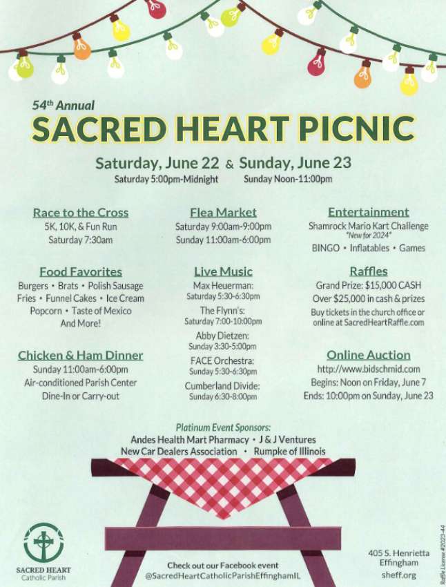 sacred heart picnic 850