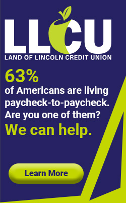 Sixty three percent of Americans are living paycheck to paycheck. Are you one of them? We can help at Land of Lincoln Credit Union.     
