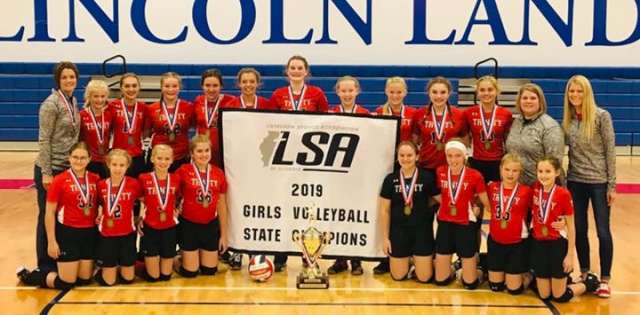 Stewardson Trinity Claims Lsa State Volleyball Tourney Effingham S News And Sports Leader 979xfm And Kj Country 102 3